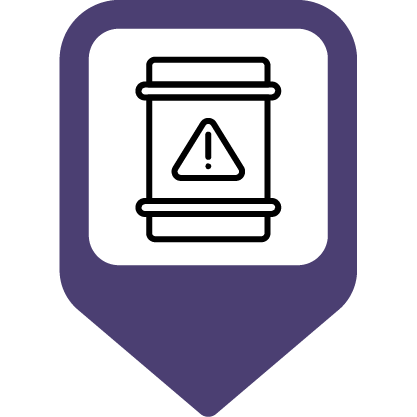 Chemical storage icon