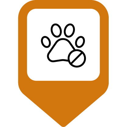 Icon of a paw with a cross