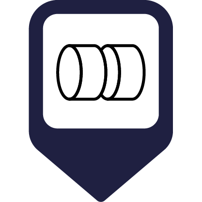 Two cylinders together