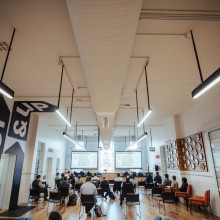 An impage from previous workshop, showing audience 