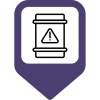 Chemical storage icon